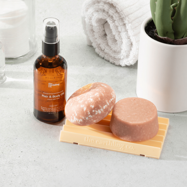 Self-Draining Soap Dish.